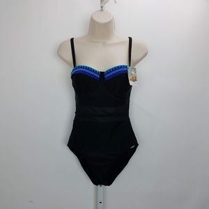 Seekers Australia Swimsuit 1 Pc Sz 6 Blk